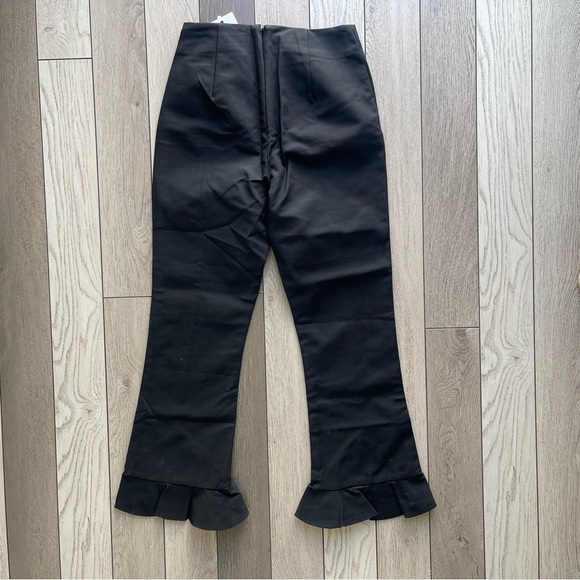 C/MEO COLLECTIVE Elegant Black Flared Women's Pants - Picture 4 of 5